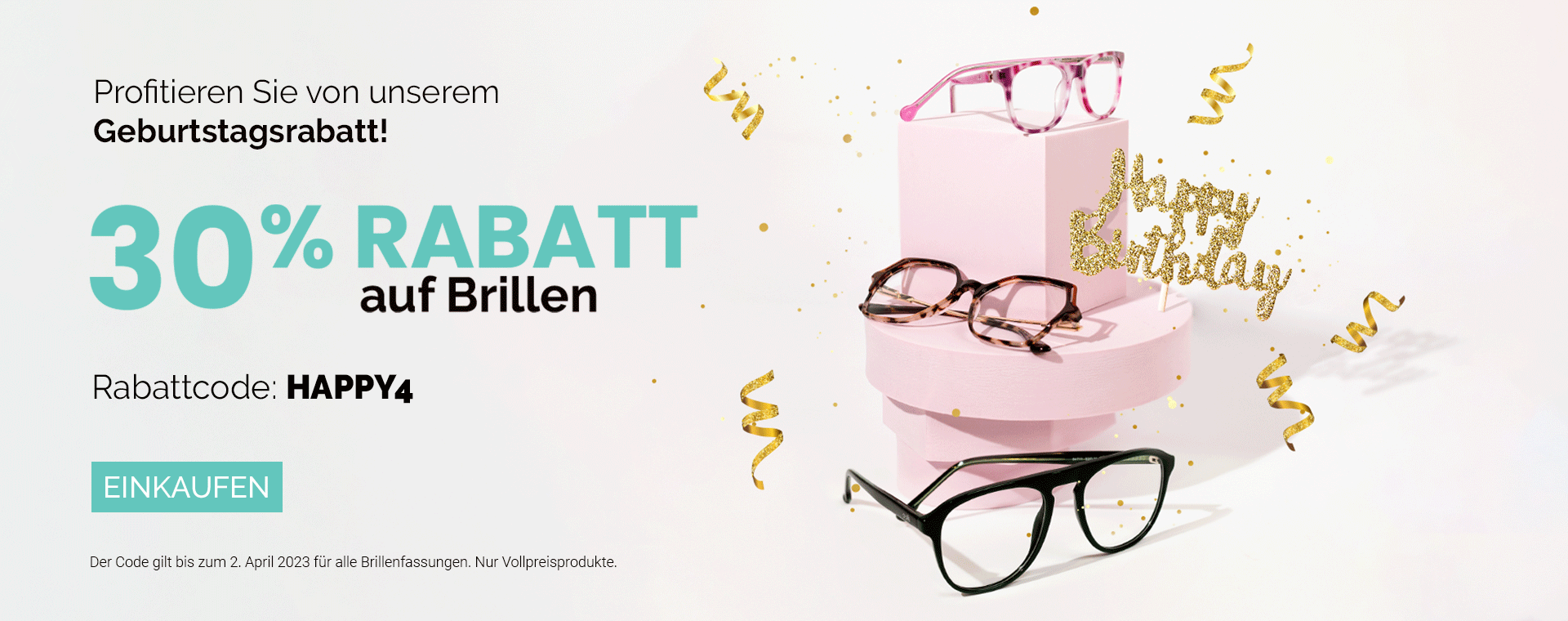 Birthday 30 % Rabatt