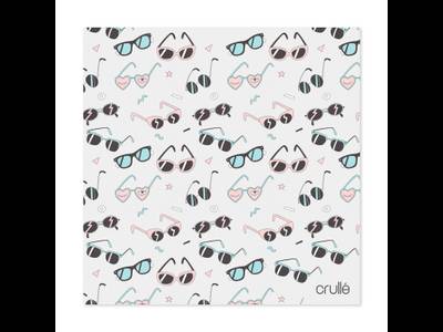 Glasses case Crullé with cleaning cloth - Witty Glasses 