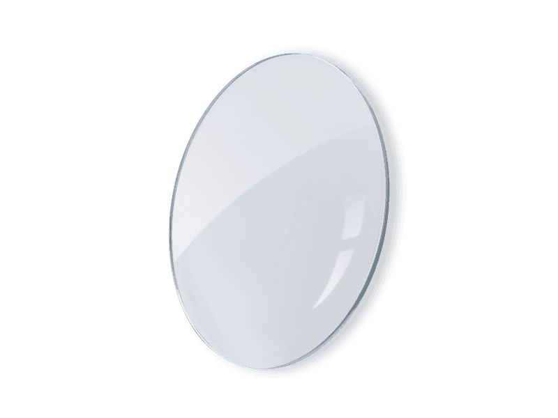 Brillenglas Comfort Degressiv (transparent) - Beispielbild