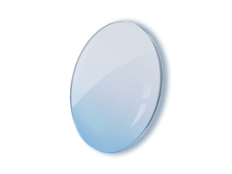Brillenglas Standard Blueblocker - Beispielbild